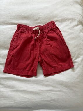 J. Crew Factory Kids Crimson Elastic-Waist Drawstring Shorts